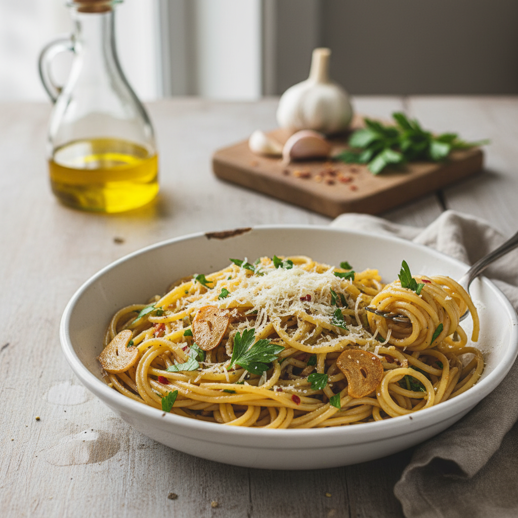 Aglio Olio Recipe recipe photo - Aglio Olio Recipe by Jan