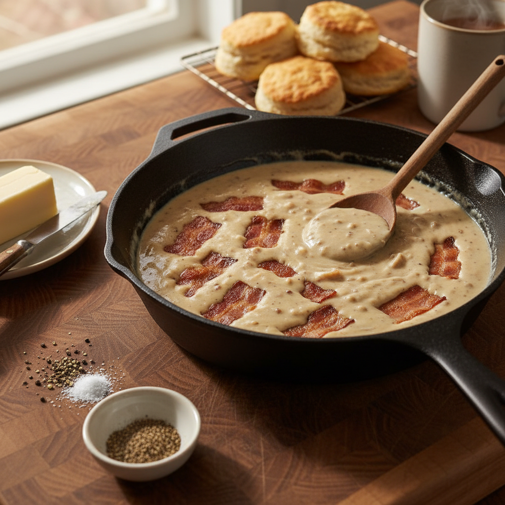 Bacon Gravy Recipe recipe photo - Bacon Gravy Recipe by Jan