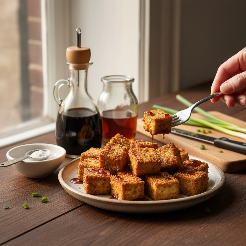 Crispy Baked Tofu Recipe recipe photo - Crispy Baked Tofu Recipe by Jan