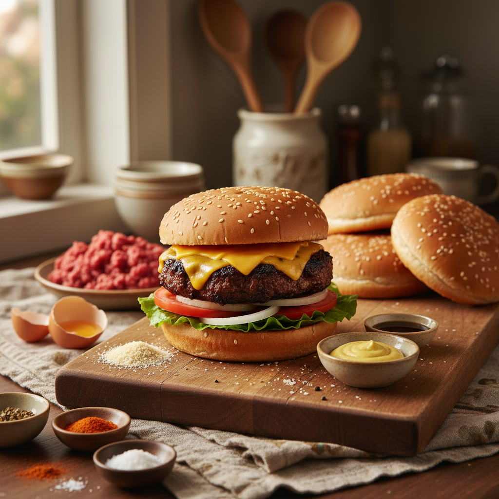Bison Burger Recipe recipe photo - Bison Burger Recipe by Jan