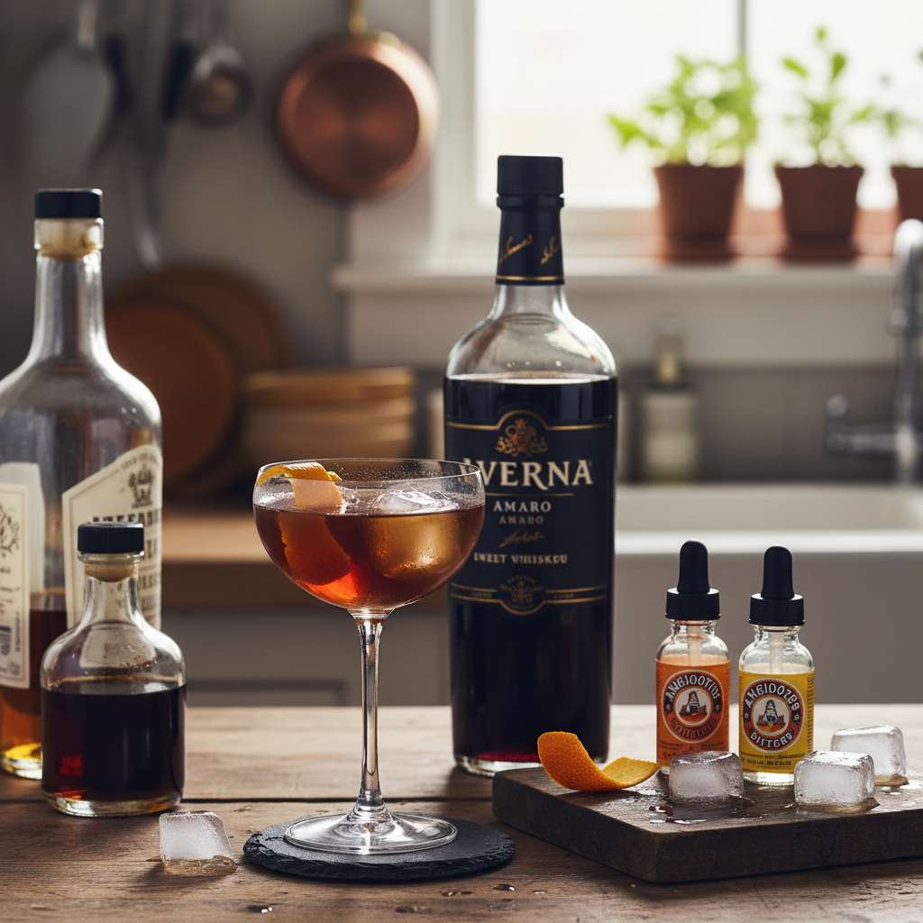 Black Manhattan Cocktail Recipe recipe photo - Black Manhattan Cocktail Recipe by Jan