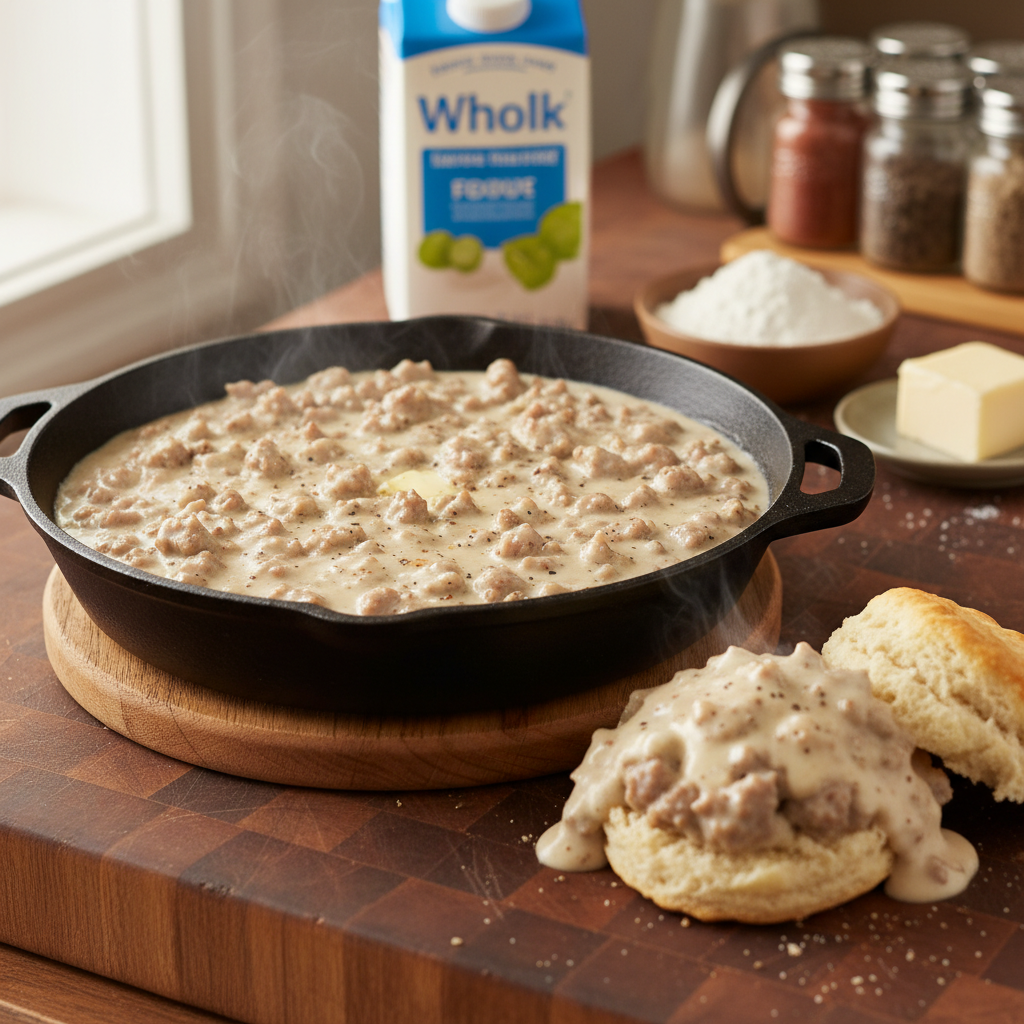 Bob Evans Sausage Gravy Recipe recipe photo - Bob Evans Sausage Gravy Recipe by Jan