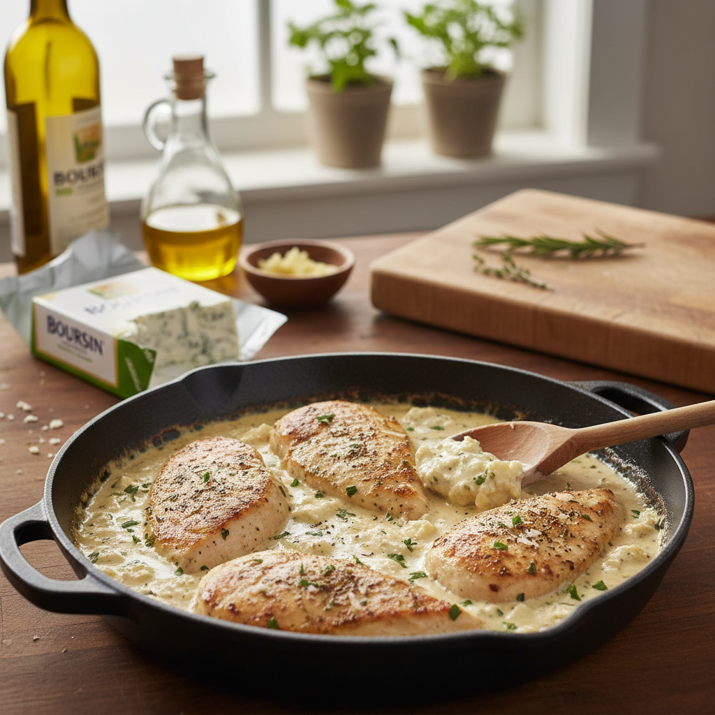 Boursin Chicken Recipe recipe photo - Boursin Chicken Recipe by Jan
