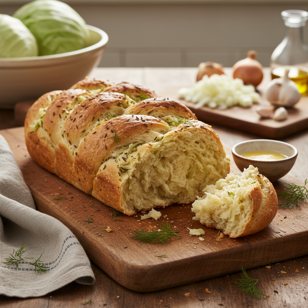 Cabbage Bread Recipe recipe photo - Cabbage Bread Recipe by Jan