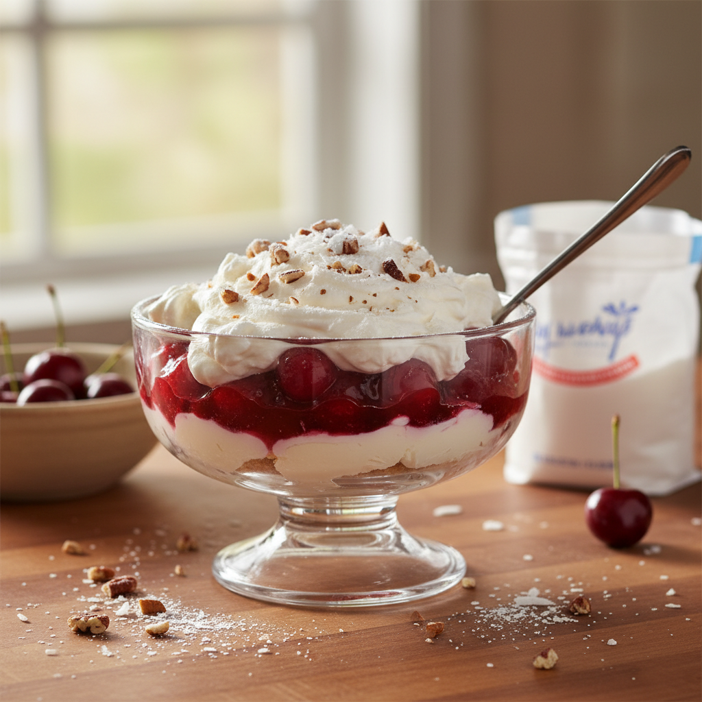 Cherries in Snow Recipe recipe photo - Cherries in Snow Recipe by Jan