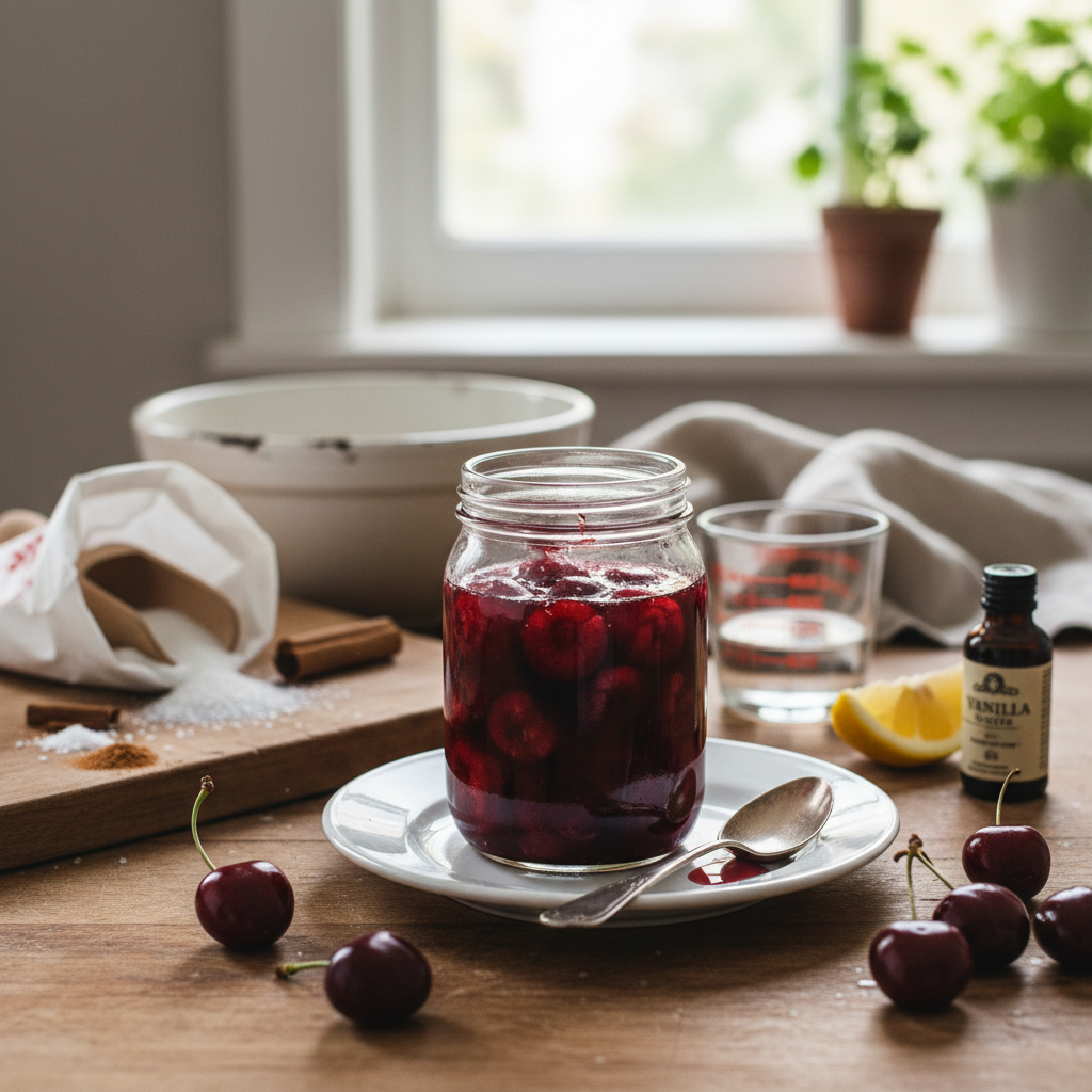 Cherry Syrup Recipe recipe photo - Cherry Syrup Recipe by Jan