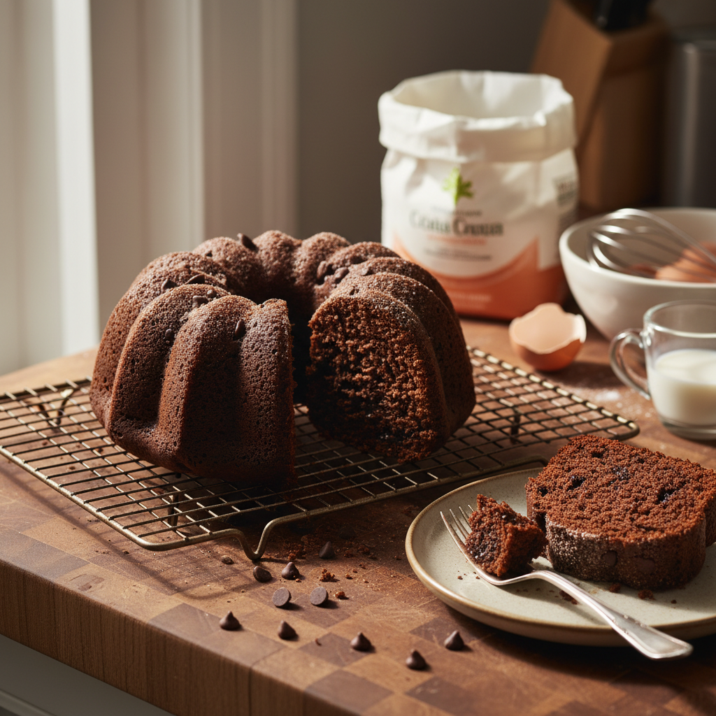 Chocolate Pound Cake Recipe recipe photo - Chocolate Pound Cake Recipe by Jan