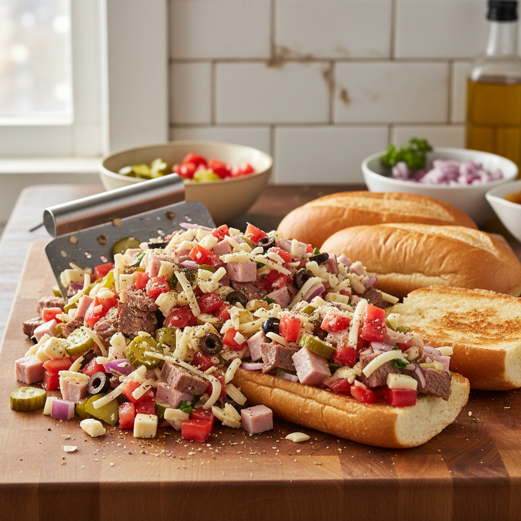 Chopped Sandwich Recipe recipe photo - Chopped Sandwich Recipe by Jan