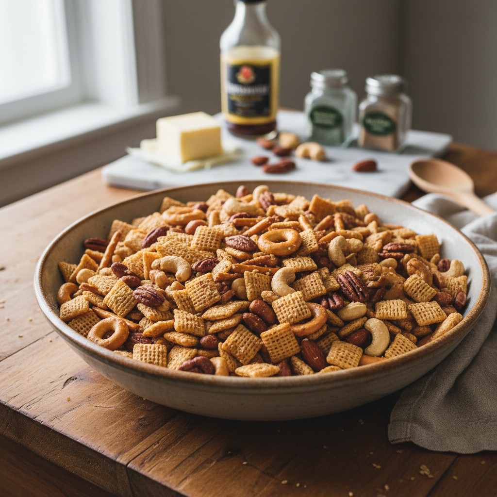 Classic Chex Mix Recipe recipe photo - Classic Chex Mix Recipe by Jan
