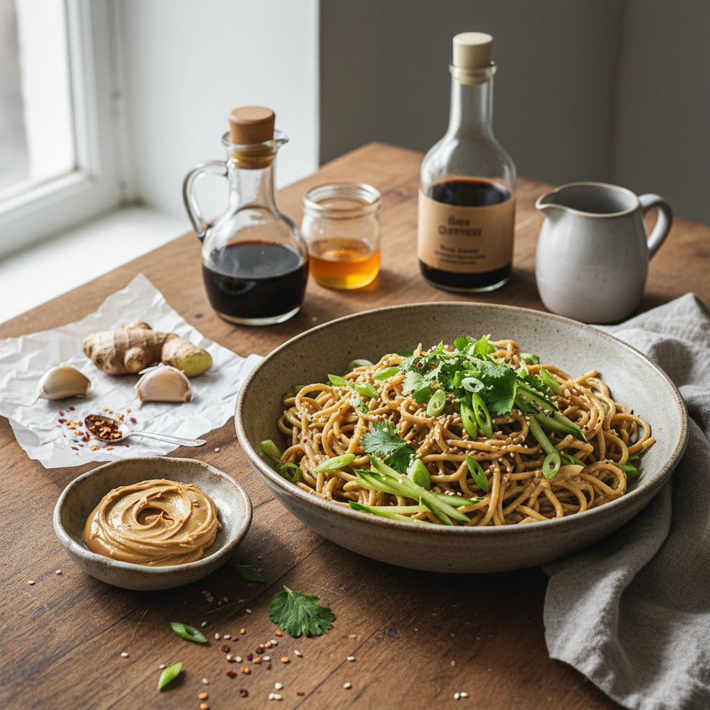 Cold Sesame Noodles Recipe recipe photo - Cold Sesame Noodles Recipe by Jan
