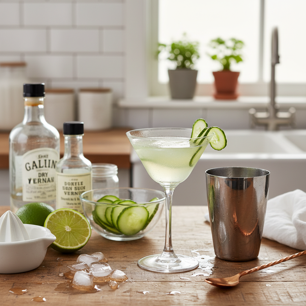 Cucumber Martini Recipe recipe photo - Cucumber Martini Recipe by Jan