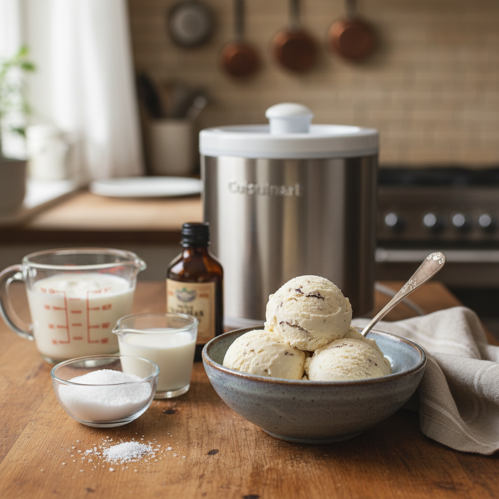 Cuisinart Vanilla Ice Cream Recipe recipe photo - Cuisinart Vanilla Ice Cream Recipe by Jan