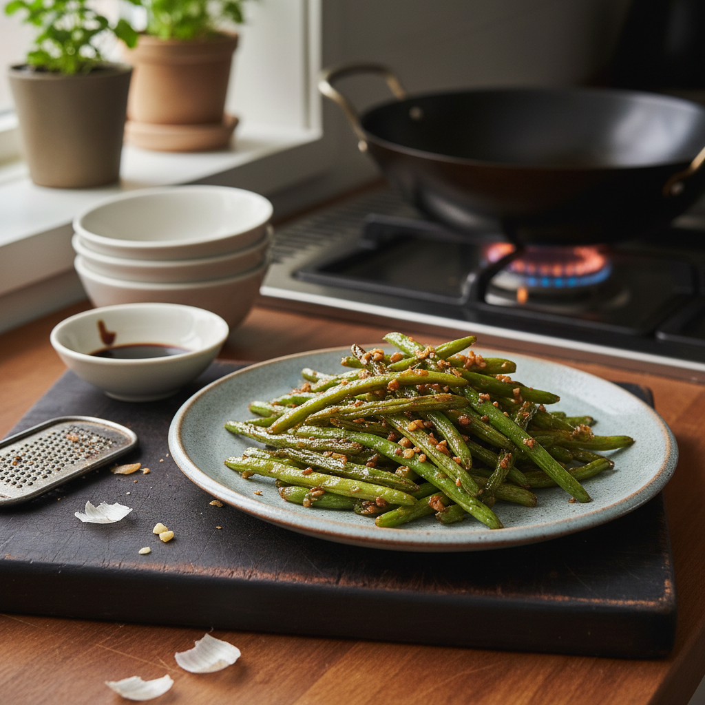 Din Tai Fung Green Bean Recipe recipe photo - Din Tai Fung Green Bean Recipe by Jan