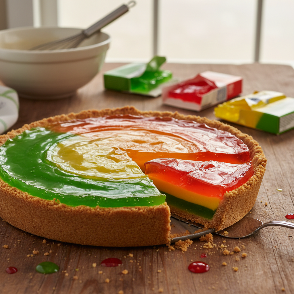 Easter Jello Pie Recipe recipe photo - Easter Jello Pie Recipe by Jan