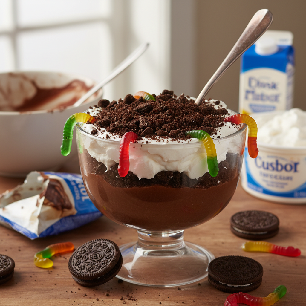 Easy Dirt Pudding Recipe recipe photo - Easy Dirt Pudding Recipe by Jan
