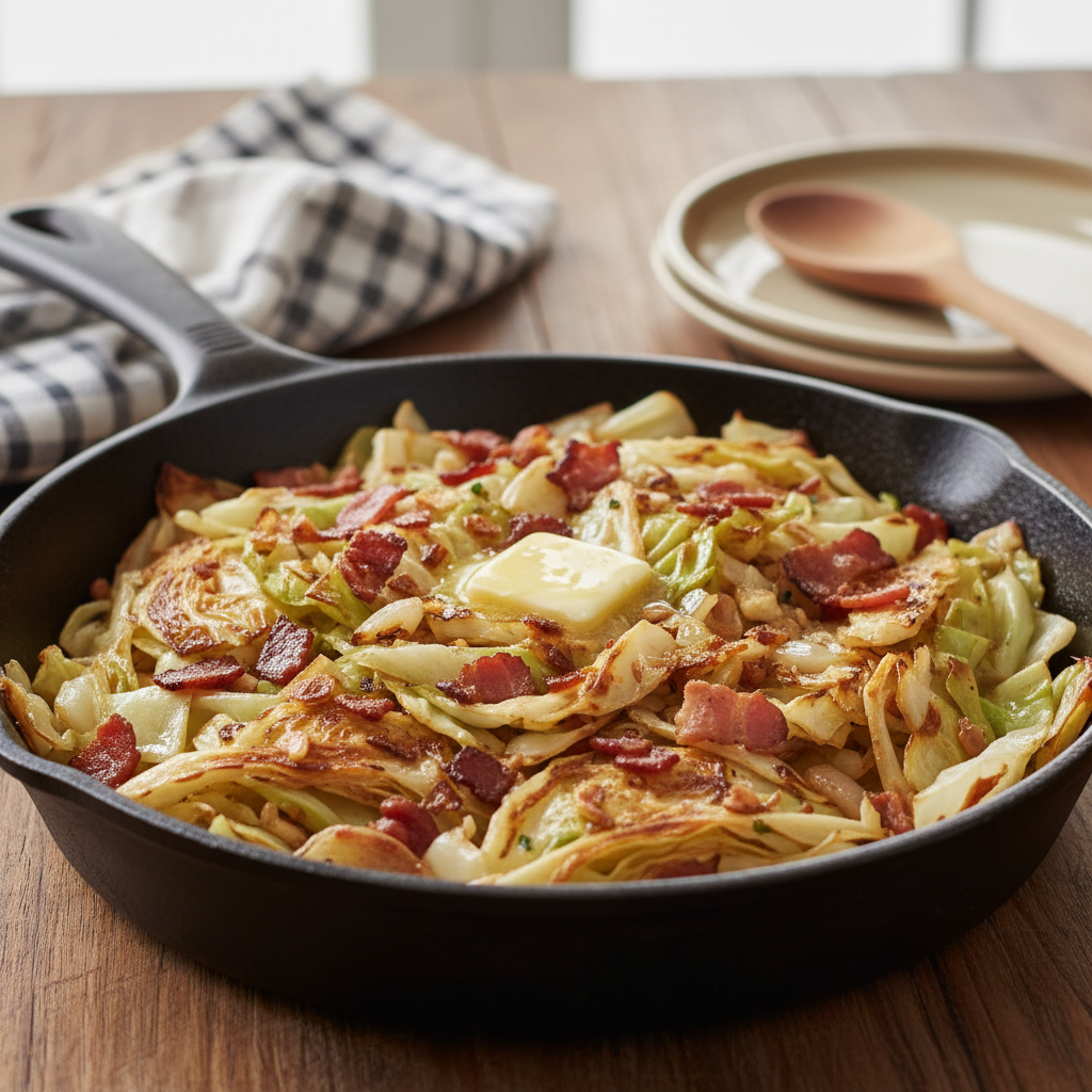 Southern Fried Cabbage Recipe recipe photo - Southern Fried Cabbage Recipe by Jan