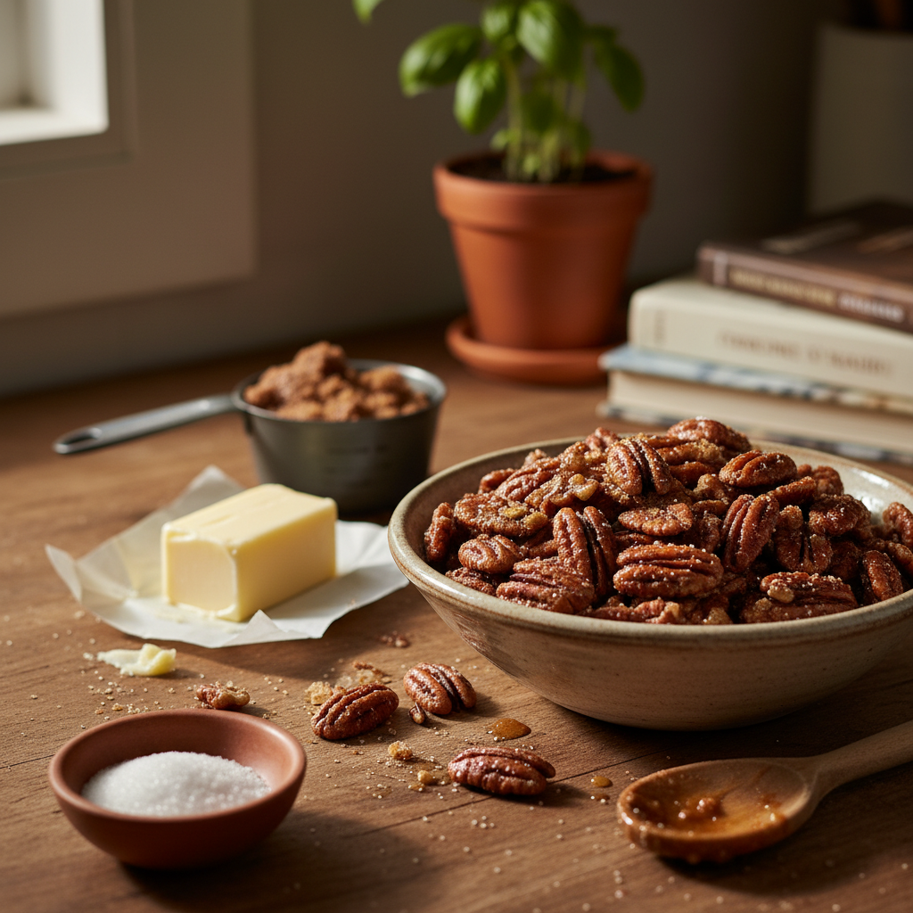 Glazed Pecans Recipe recipe photo - Glazed Pecans Recipe by Jan