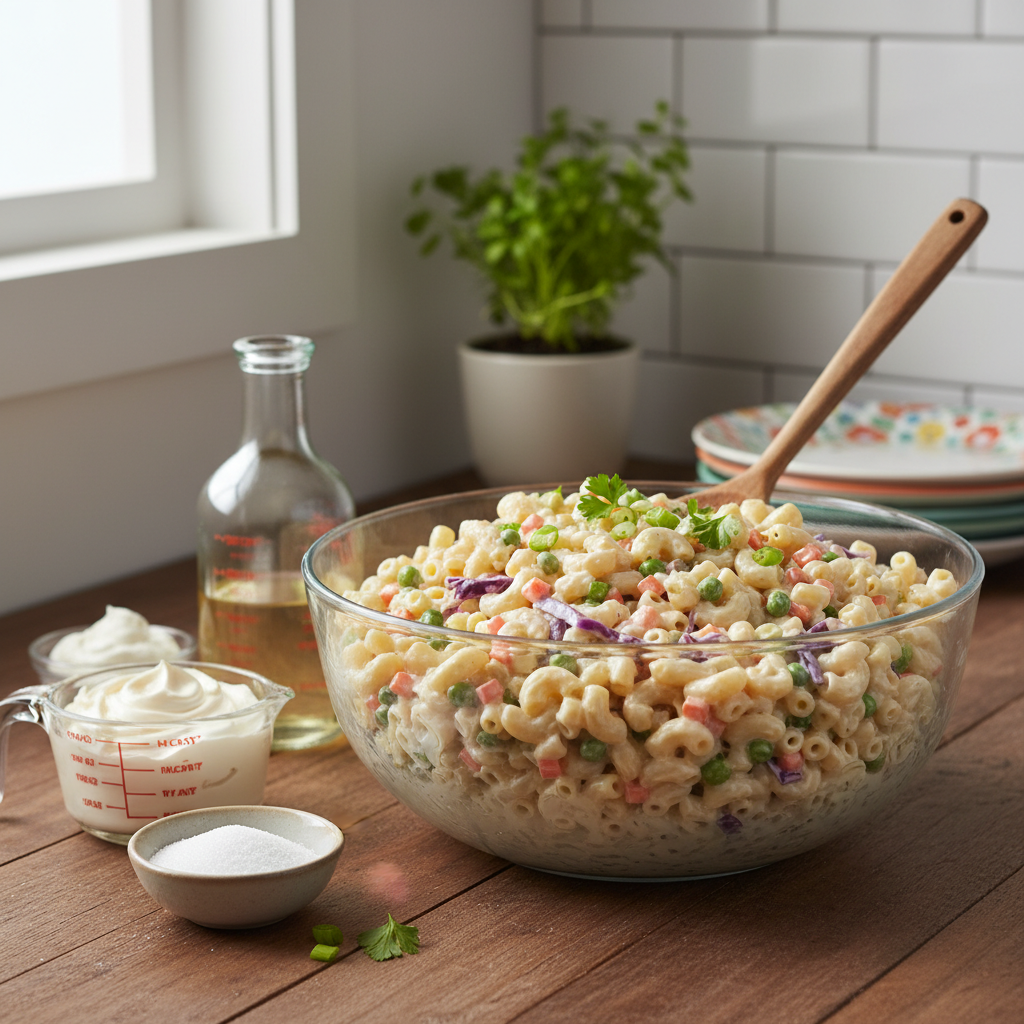 Hawaiian Mac Salad Recipe recipe photo - Hawaiian Mac Salad Recipe by Jan