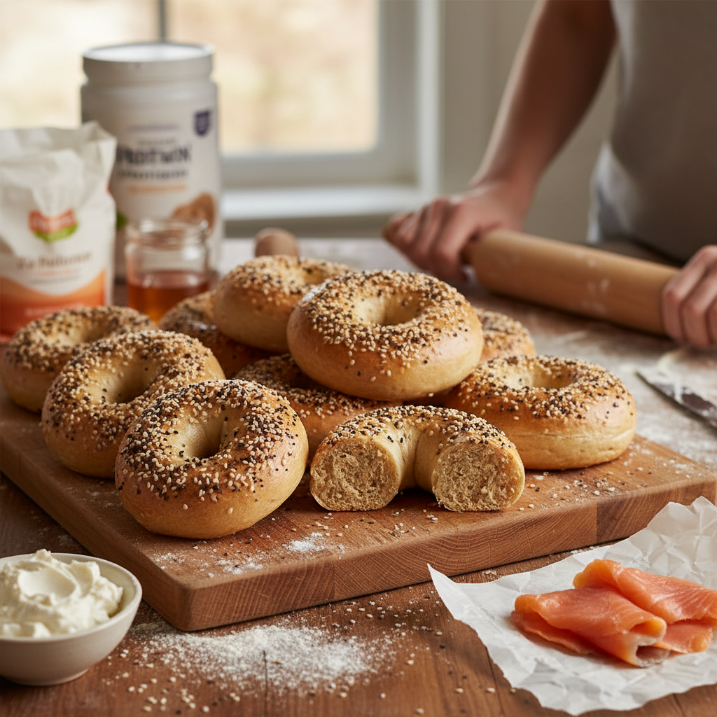 High Protein Bagel Recipe recipe photo - High Protein Bagel Recipe by Jan