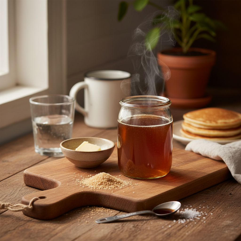 Homemade Brown Sugar Syrup Recipe recipe photo - Homemade Brown Sugar Syrup Recipe by Jan