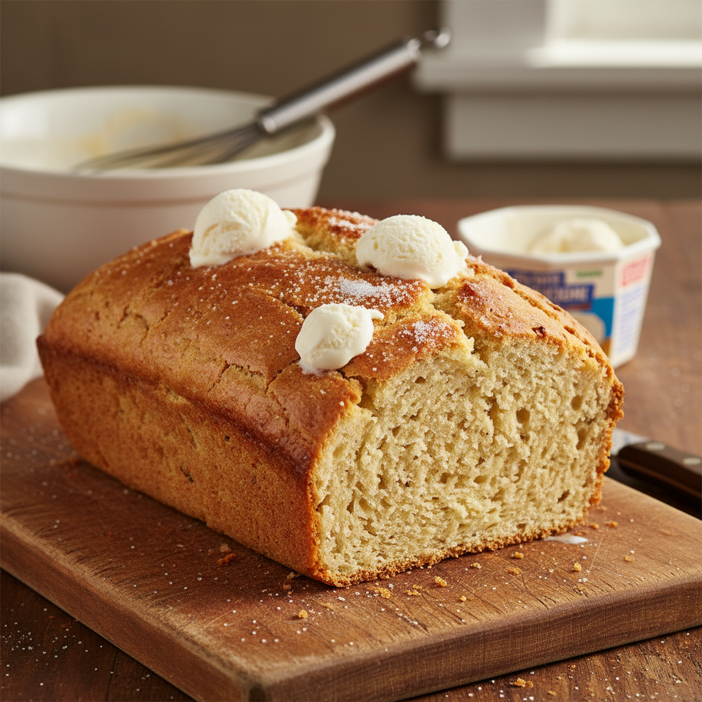 Ice Cream Bread Recipe recipe photo - Ice Cream Bread Recipe by Jan