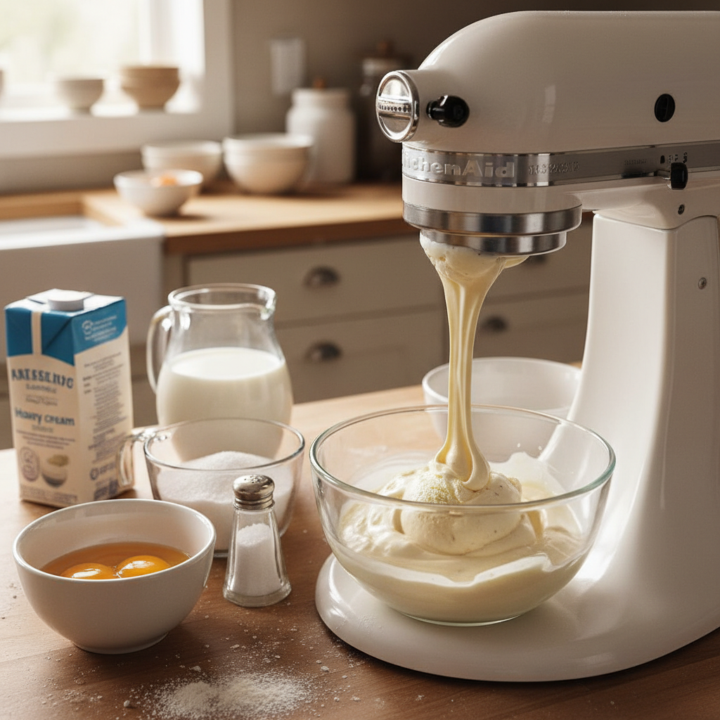 Kitchen Aid Ice Cream Recipe recipe photo - Kitchen Aid Ice Cream Recipe by Jan