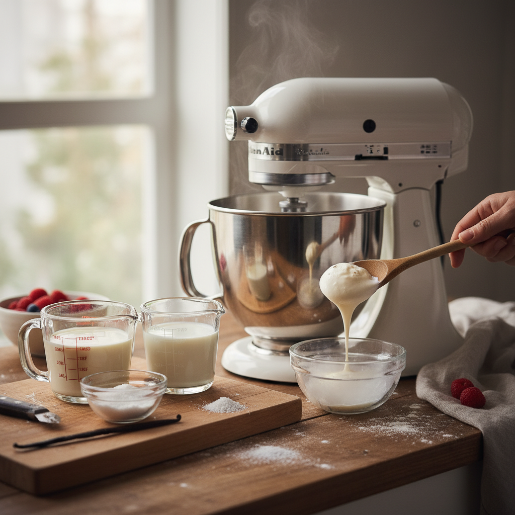 KitchenAid Ice Cream Recipe recipe photo - KitchenAid Ice Cream Recipe by Jan