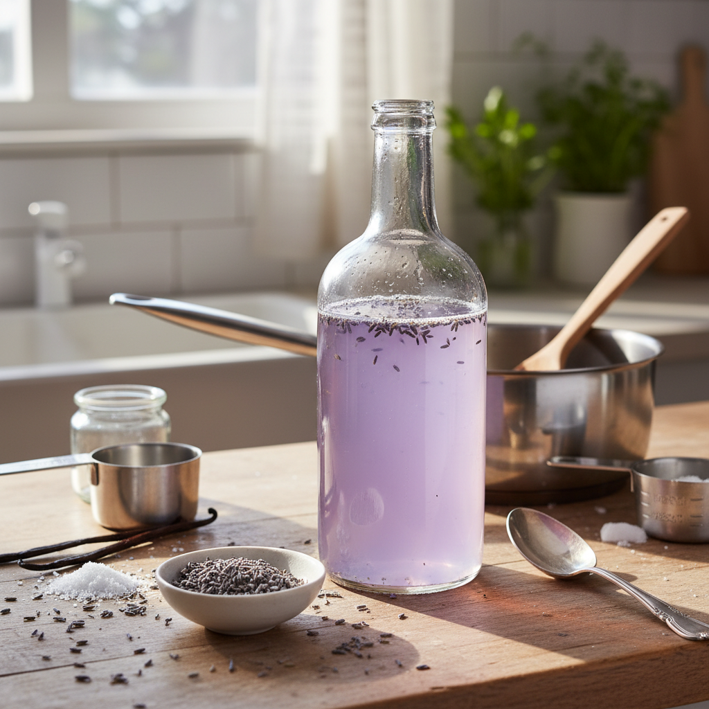 Lavender Simple Syrup Recipe recipe photo - Lavender Simple Syrup Recipe by Jan