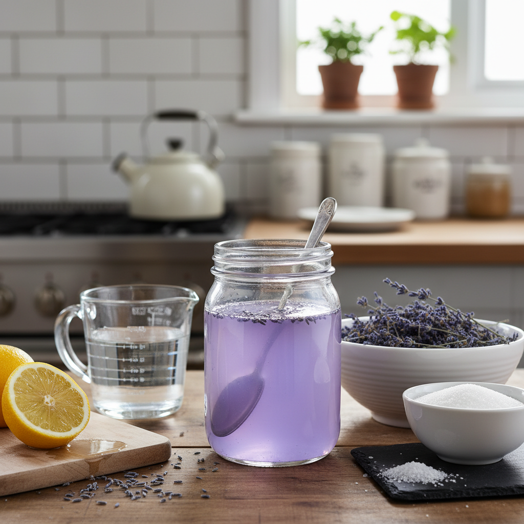 Lavender Syrup Recipe recipe photo - Lavender Syrup Recipe by Jan