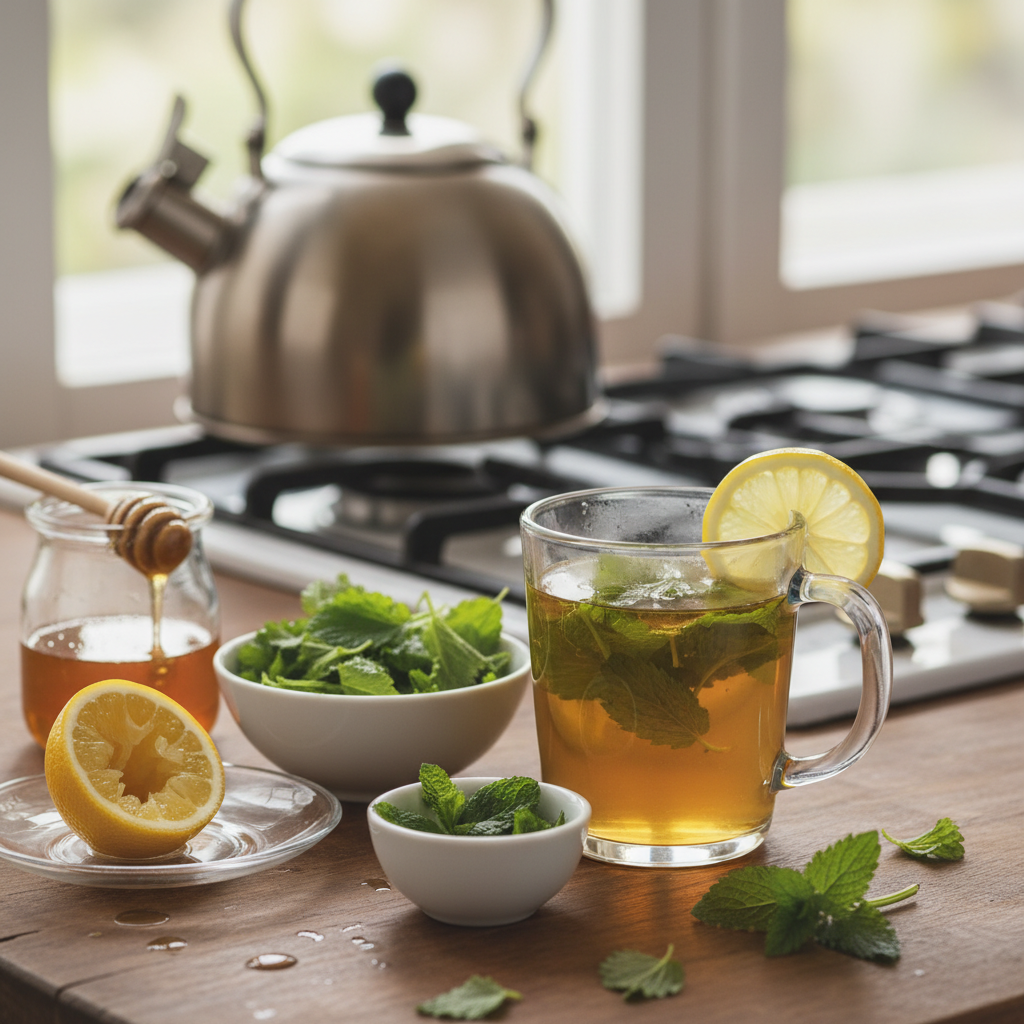 Soothing Lemon Balm Tea Recipe recipe photo - Soothing Lemon Balm Tea Recipe by Jan