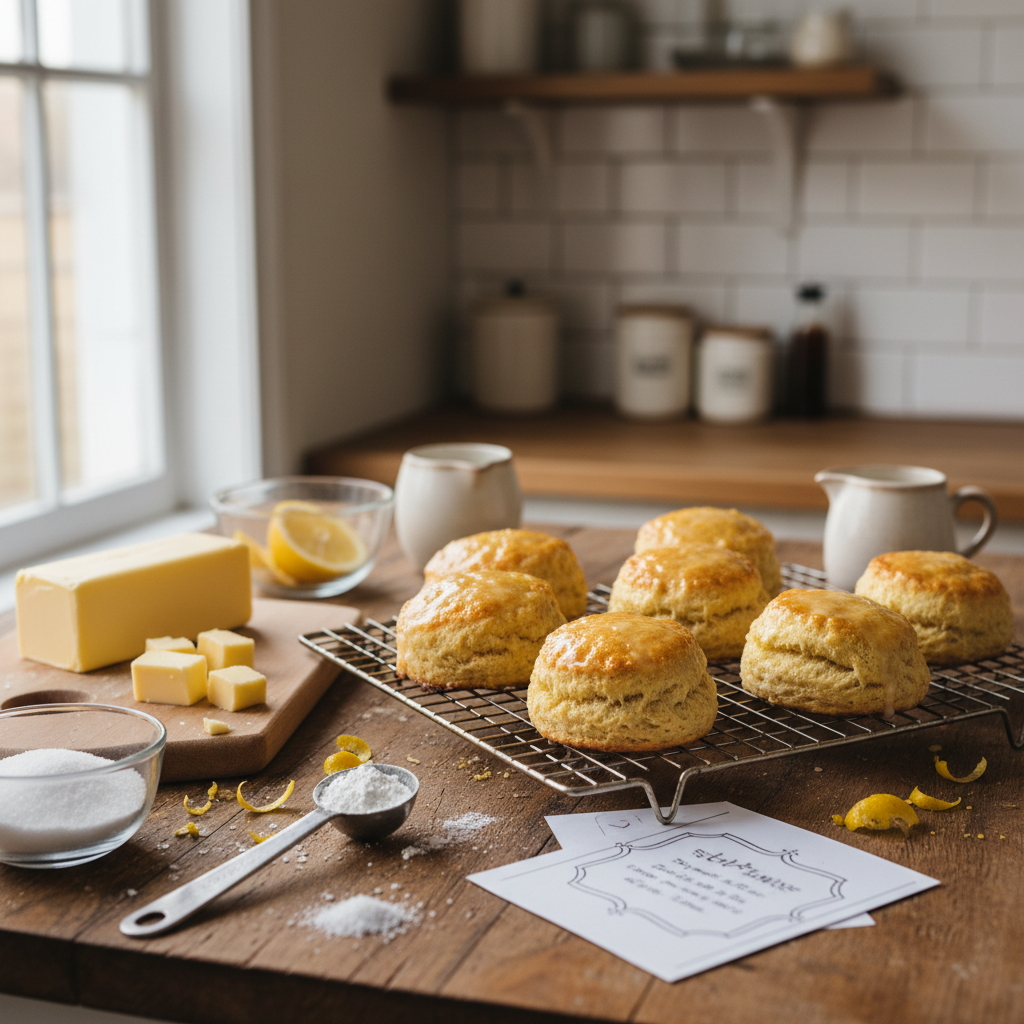 Lemon Scones Recipe recipe photo - Lemon Scones Recipe by Jan