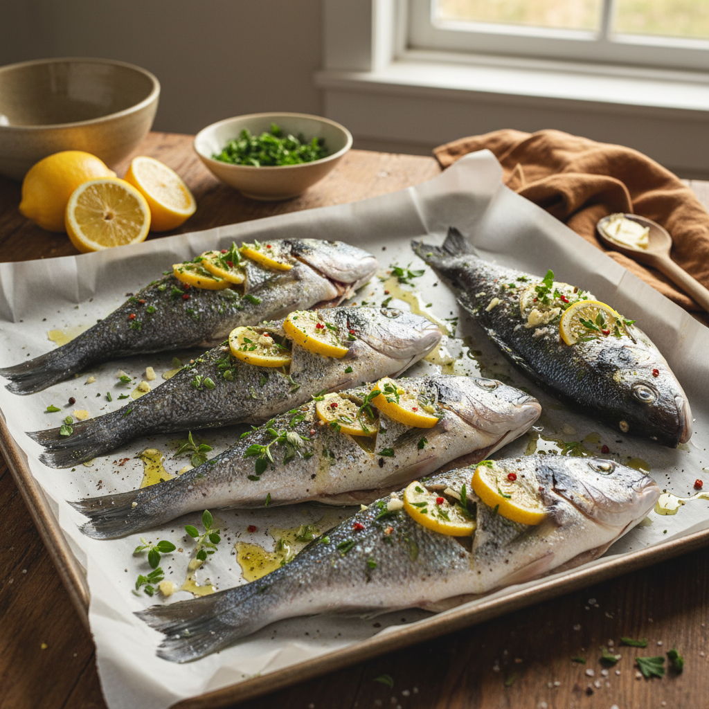 Mediterranean Branzino Recipe recipe photo - Mediterranean Branzino Recipe by Jan
